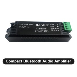 Herdio 12V3A US Power Adapter with Bluetooth Wall Amplifier Box Ceiling For Home&Office