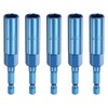 HARFINGTON 5pcs Nut Driver 10mm Hex Drive Socket CR-V Steel