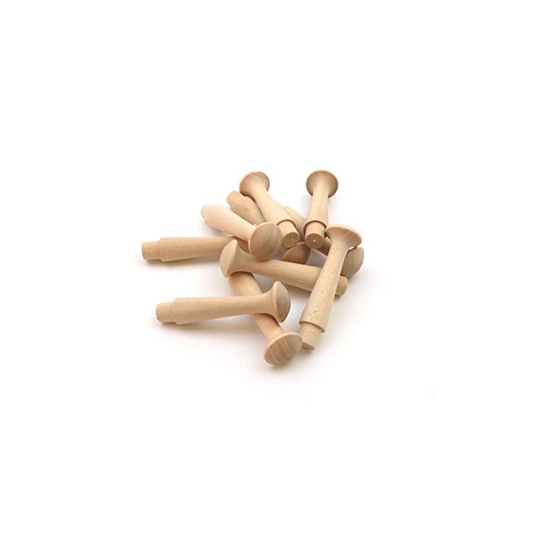 Oakcrafts - Birch Shaker Pegs 2.5" / 63.5mm (Pack of