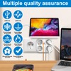 ELUBLU Multiple Socket, with Palette, Double Plug for Socket, Power