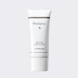 Mediplus UV Milky Gel SPF 50+ PA++++ 1.4 oz (40 g) Face Sunscreen Moisturizing Care, Approx. 2 Months Worth, Skin Care UV Prescription