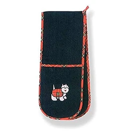 D&C Tartan Terrier Double Oven Glove