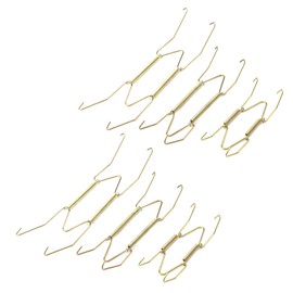 KUMGROT 6pcs Plate Hangers Decorative Wire Plate Hangers Holders Wall Plate Hangers Wall Hooks for Decorative Plates Arts 4 Inch 6 Inch 8 Inch