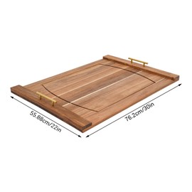 Stove Cover Board, 30"x22" Noodle Board Stove Cover with Handles, Stove Top Cover, Cooktop Covers for Kitchen & RV, Electric and Gas Burners