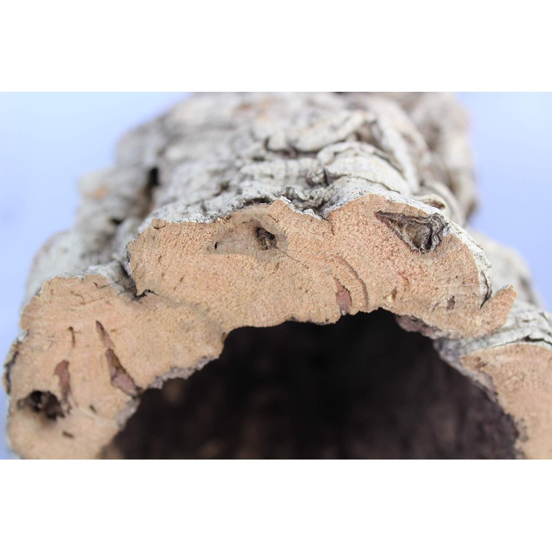 Great cork tube made of pure cork bark, 20cm long,