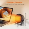 Dr.Prepare Small Space Heater for Indoor Use, 600W Electric Ceramic