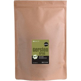 Wohltuer organic barley grass powder/ground barley grass in raw food quality from Bavaria (DE-ÖKO-006), 500 g