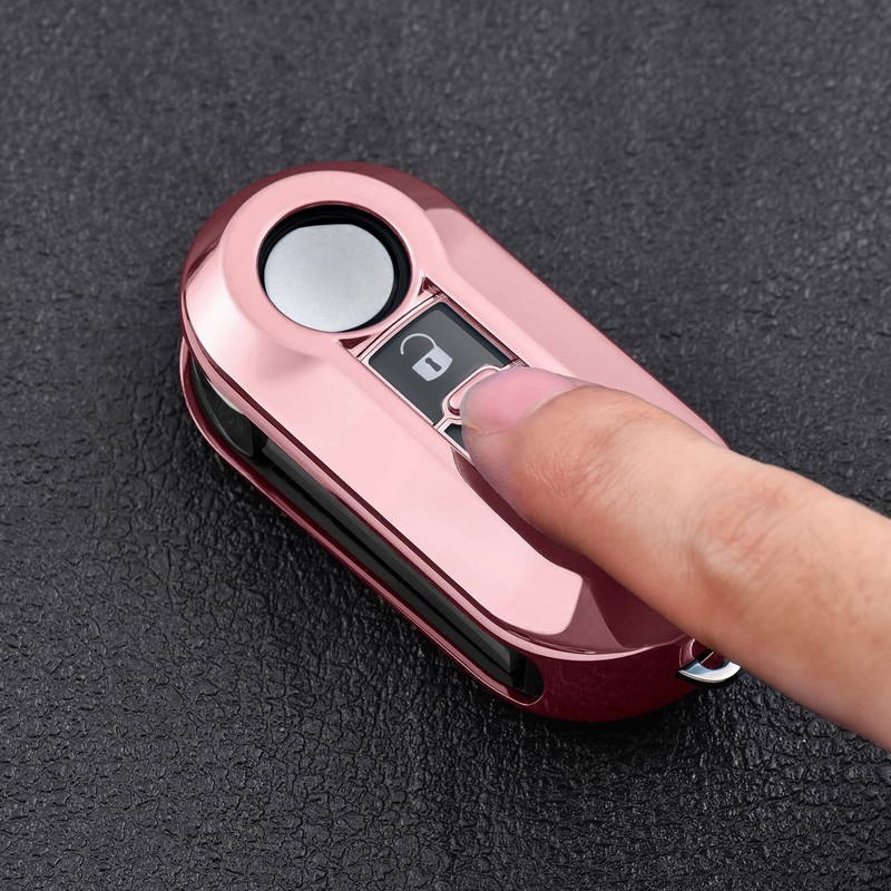 OATSBASF Car Key Case for Fiat, Key Case Suitable for