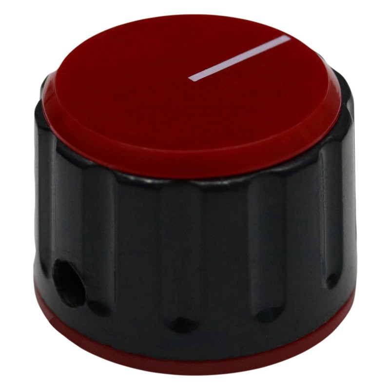 6mm Round Hole Colour Cap Amplifier/Equipment Control Knob With Pointer