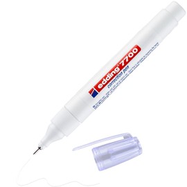 Edding 7700 Correction Pen - White - 1 Pen - Metal Nib 1-2 Mm - Correction Pen for Correcting Handwritten and Printed Texts - Opaque, Quick-Drying