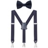 WELROG Kids Toddler Adjustable Braces and Bow Tie Set Elastic