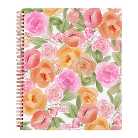 Steel Mill & Co Large Spiral Notebook College Ruled for Journaling/School/Work, 11" x 9.5" with Durable Hardcover and 160 Lined Pages, Full Posey