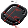 Elecom TB-STRHA01BK Tablet Ring, Finger Ring, Stand, Drop Prevention, Back