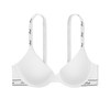 Victoria's Secret Pink Wear Everywhere T-Shirt Lightly Lined Bra, Smooth,