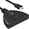 Gana HDMI Switch, GANA 4K HDMI Splitter 3 in 1