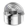 iNeibo Biscuit Cutter Set, Cookie Cutter, Round Shape Circle Scone