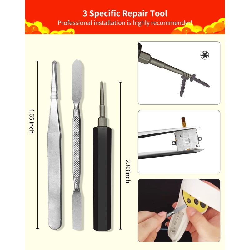 Joystick Replacement Kit for Oculus Quest 2/3 Controller, Repair Kit