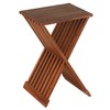 Bare Decor Leaf Folding Counterstool in Solid Teak Wood 24"