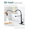 APPASO Pull Down Kitchen Faucet Touchless Black, Motion Sensor Activated