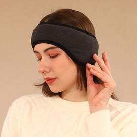 Depisuta Soundproof Earmuffs, Headbands, Noise Reduction, Soundproof Sleep Earmuffs, Adjustable Ear Warmers, Headband, Sleep Ear Wraps, Hearing Protection for Men, black