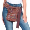 Kunst und Magie Mandala Pattern Double Waist Bag Festival Waist