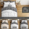 Dreamzie Bed Linen Set 200 x 200 cm with 2