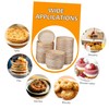 Alipis 100 Pcs Mini and Pie Pans Round Bottom Easy