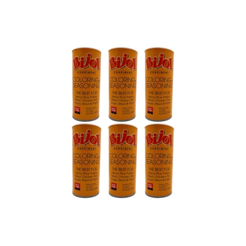 Bijol Coloring and Seasoning, 4 oz (pack of 6)