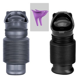 QGHPY 2 Set Pee Bottles for Men 750ml Shrinkable Portable Leakproof Emergency Urinal with Reusable Silicon Female Funnel Collapsible Urinals for Men and Women Road Trips Camping Traffic Jams Queuing