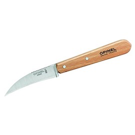 Opinel 1434 Gemüsemesser, Gebogene Klinge, Sandvik-Stahl Messer, grau, M