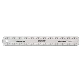 Westcott 30cm Clear Non-Shatter Ruler (38258)