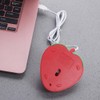 Vctitil 3D Strawberry Shape USB Wired Mouse Portable Mini 800DPI