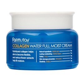 Farmstay Crema Hidratante Collagen Water Full - Crema Facial Nutritiva con Colágeno - Combate Líneas Finas y Arrugas - Retiene la Hidratación - 103 ml
