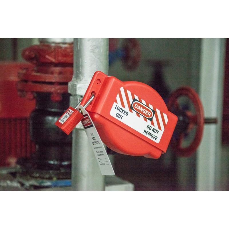 Induschoice Lockout Tagout Safety Padlock Red (1)