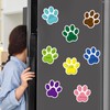 600Pcs Paw Print Note Pads, Colorful Paw Shaped Sticky Notes