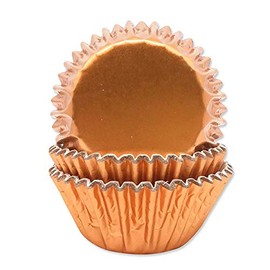 Anniversary House Rose Gold Foil Cupcake Cases