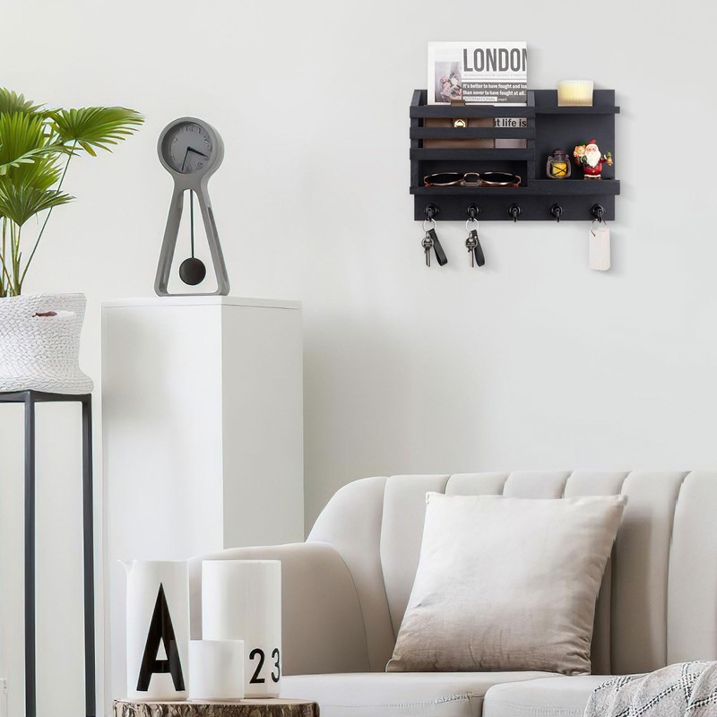 Nekon Key Holder for Wall, 11.8" x 7.8" x 3.1"