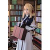 Nuoqi Violet Evergarden Cosplay Costume Womens Anime Uniforms Suit,Dark Blue,Medium