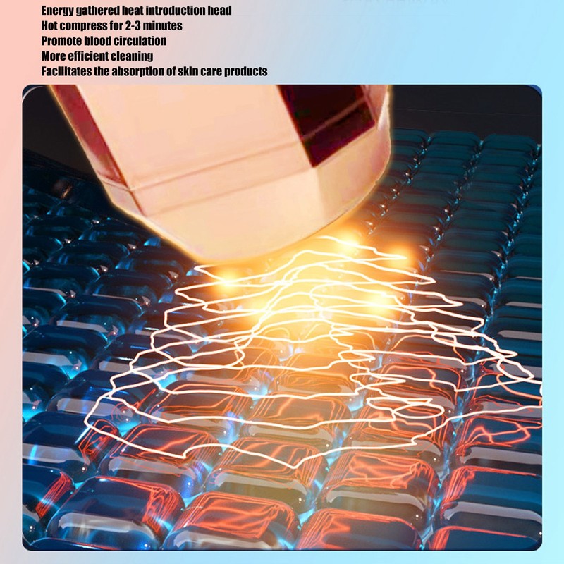 Facial Nanometer Mist Sprayer Rechargeable Hot Compress Skin Moisturizing Spray