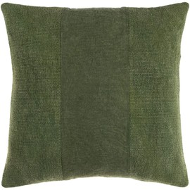 Livabliss Artistic Weavers Drawri Pillow, H x 18" W, Dark Green