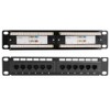 UTP 12Port Cable Rack CAT6 RJ45 Ethernet Network Data Patch
