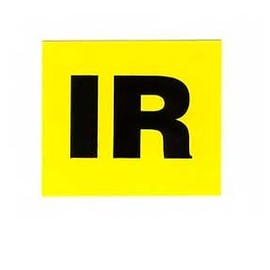 1966-1968 Corvette Decal Valve Cover Engine Code Letter IR