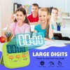 Azosowo 2 Pack Digital Timer for Kids, Magnetic Kitchen Timers