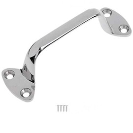 JT-HLM Marine Large Cleat Door Grab Handle Handrail Pull Replacement 316 Stainless Steel 150mm for Boat Yacth
