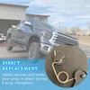 gtpartes Stainless Steel Fuel Door Pocket Spring Fit for 2007-2020