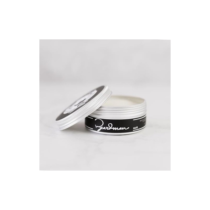 BEARDMAN - Pomada Matte, Peinado definido, Cera para Peinar Cabello