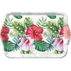 Melamine Tray Approx. 13 x 21 cm, Hibiscus Flowers, Hibiscus
