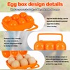 Portable Egg Container Egg Carrier, Practical Egg Container for Fridge,
