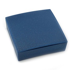 Avalaya Plastic Jewellery Box – Blue Gift Case for Earrings, Pendant, or Brooch – Versatile Presentation Box