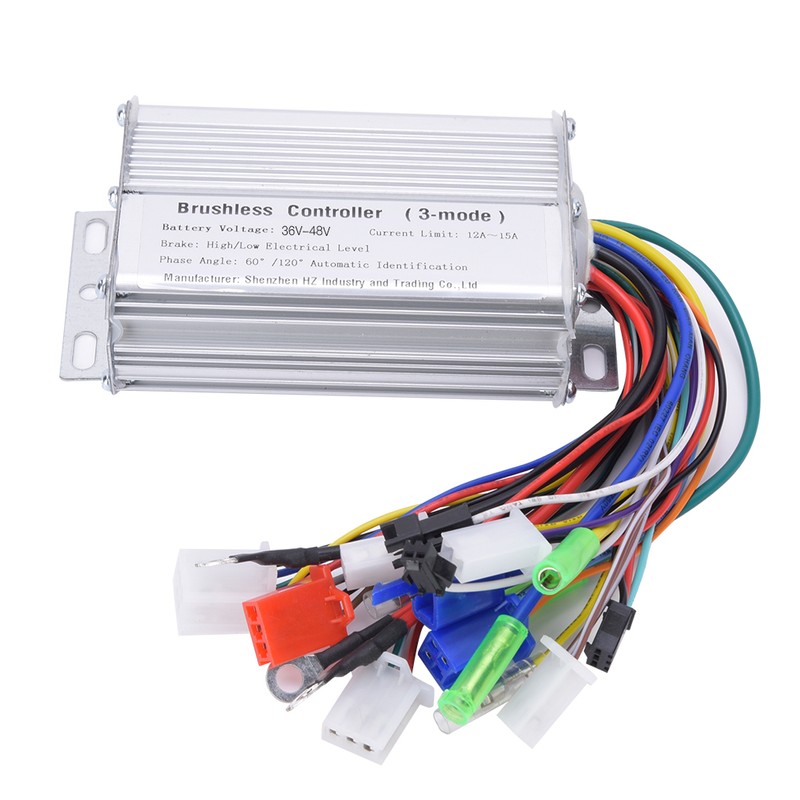 350W Electric Bicycle Brushless Speed Motor Controller for Electric Scooter36V-48V